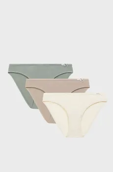 Женские трусики (3 шт) Разноцветный XL Atlantic 3CLP-001