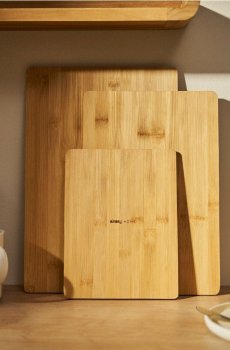 Бамбукова дошка для нарізання - бежевий