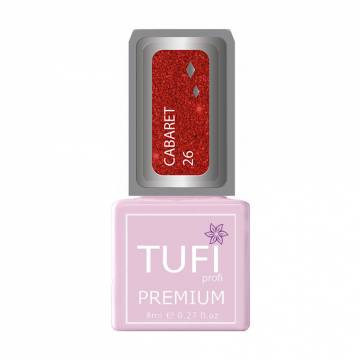 Гель-лак для ногтей Tufi profi Premium Cabaret 26 Гламур, 8 мл Гель-лак для ногтей Tufi profi Premium Cabaret 26 Гламур, 8 мл