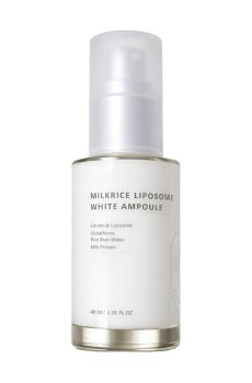 Осветляющая сыворотка для лица HEVEBLUE Milk Rice Liposome Shot White Ampoule, 40 мл