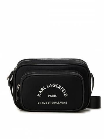 KARL LAGERFELD Плоска сумка A1M30101 Чорний KARL LAGERFELD Плоска сумка A1M30101 Чорний