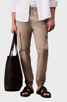 Мужские бежевые карго SKNNY Бежевый M Calvin Klein Jeans LV04RC617G