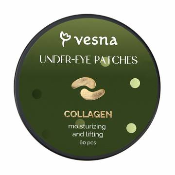 Гидрогелевые патчи для кожи вокруг глаз Vesna Under-Eye Patches Увлажнение и лифтинг, 60 шт Гидрогелевые патчи для кожи вокруг глаз Vesna Under-Eye Patches Увлажнение и лифтинг, 60 шт