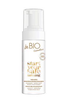 Бронзирующая пенка для тела beBIO Start Your Safe Tanning Natural Silky Bronzing Foam, 150 мл