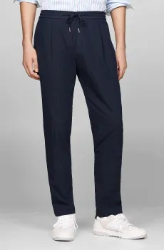 Мужские темно-синие брюки DC HARLEM PO 1PLT 2TONE STRC Синий 38-32 Tommy Hilfiger MW0MW35738