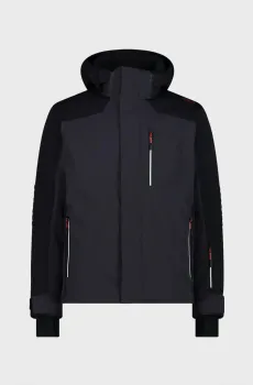 Мужская темно-серая лыжная куртка FIX HOOD FEEL WARM Серый 54 CMP 35W0067-U423