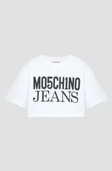 Женская белая футболка Белый XS Moschino A0706.3762;4001
