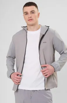 Мужская серая куртка Серый S BOSS 50551077;063