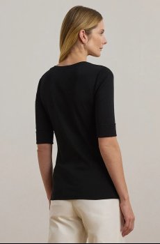 Хлопковая футболка Lauren Ralph Lauren