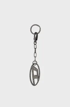 Женский черный брелок Matt Black Черный ONESIZE Diesel X09691 P5607