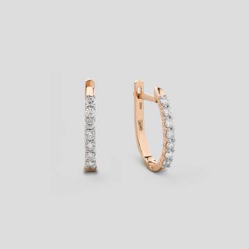 Золотые серьги Minimal с648-2.0к-бр-ч Золотые серьги Minimal с648-2.0к-бр-ч