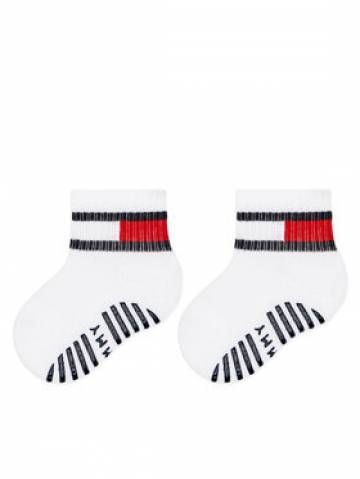 Tommy Hilfiger Набір 2 пар високих дитячих шкарпеток 701226500 Білий Tommy Hilfiger Набір 2 пар високих дитячих шкарпеток 701226500 Білий