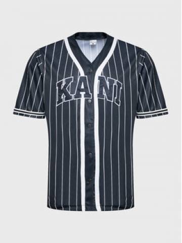 Karl Kani Футболка Serif Pinstripe Baseball 6033360 Чорний Relaxed Fit Karl Kani Футболка Serif Pinstripe Baseball 6033360 Чорний Relaxed Fit