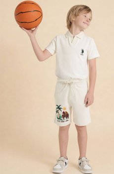 U.S. Polo Assn. Kids Boys Embellished Technology Shorts