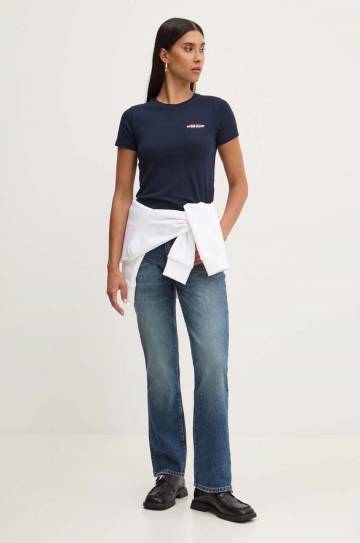 Футболка Guess Jeans женская цвет синий W4YI02 J1314 Футболка Guess Jeans женская цвет синий W4YI02 J1314