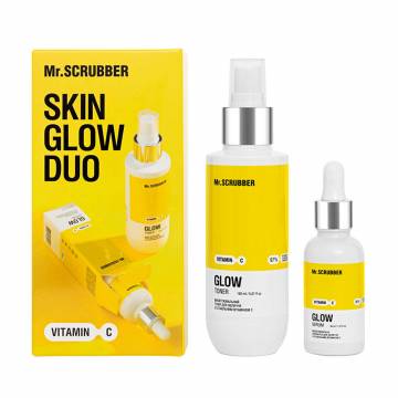 Подарочный набор Mr.Scrubber Vitamin C Skin Glow Duo (тонер, 150 мл + сыворотка, 30 мл) Подарочный набор Mr.Scrubber Vitamin C Skin Glow Duo (тонер, 150 мл + сыворотка, 30 мл)