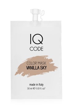 Тонирующая маска для волос IQ code Color Mask Ванильное небо (Vanilla Sky), 30 мл