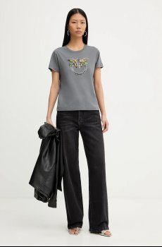 Хлопковая футболка Pinko