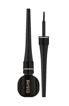 Водостойкая подводка для глаз Eveline Cosmetics Celebrities Eyeliner, Vinyl Black, 3 мл