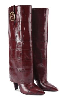 Кожаные сапоги Kurt Geiger London Fold Over Tall Boot