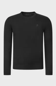 Мужской черный джемпер Черный L Karl Lagerfeld 563300.655000;990