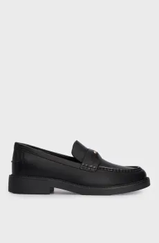 Женские черные кожаные лоферы EDEN LOAFER Черный 39 Michael Kors 40R4EDMP1L