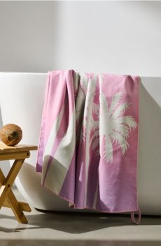 Пляжний рушник - рожевий
