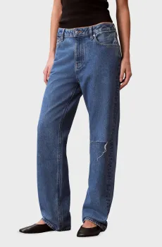 Женские синие джинсы EU 90s Синий 27-RG Calvin Klein Jeans LV047E609G
