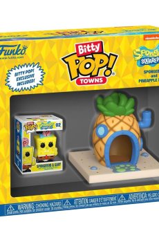Набор фигурок Funko Bitty Pop! Towns Губка Боб и его дом, от 3 лет (83638)