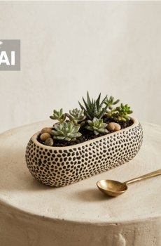 Горщик для квітів - різнобарвний