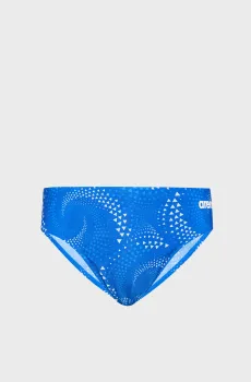 Мужские синие плавки с узором FIREFLOW SWIM BRIEFS Синий 100 Arena 010163-200