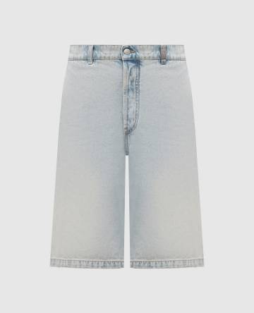 Голубые джинсовые шорты Stonewashed Голубые джинсовые шорты Stonewashed
