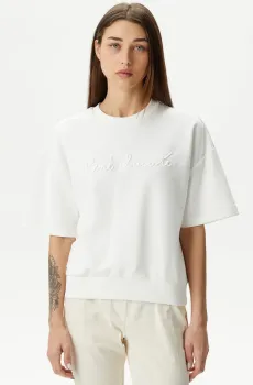 Женская белая толстовка Белый 42 Lacoste SF040970V