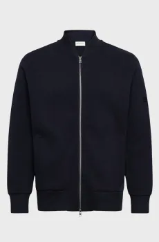 Мужская темно-синяя спортивная кофта MERCERISED TEXTURE Синий L Gant 2067134
