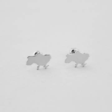 Серебряные серьги Minimal 521044 Серебряные серьги Minimal 521044