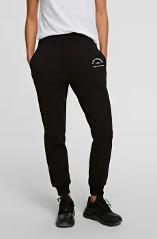 Женские черные спортивные брюки Address Черный L Karl Lagerfeld 210W1070