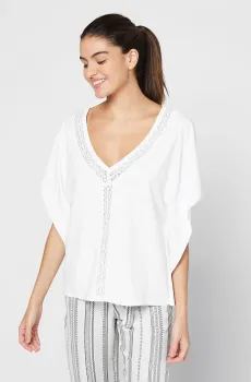 Женский белый топ DOLLY Белый L Etam 6506316