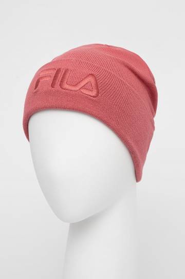 Шапка Fila цвет фиолетовый Шапка Fila цвет фиолетовый