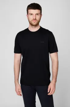 Мужская черная футболка Черный S Pierre Cardin C5 20470.3025