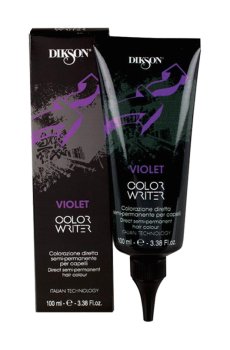 Уценка! Семиперманентный краситель для волос Dikson Color Writer Violet, 100 мл