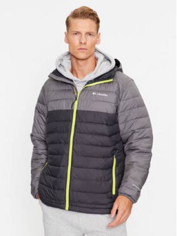 Columbia Пуховик Powder Lite™ Hooded Jacket Сірий Regular Fit Columbia Пуховик Powder Lite™ Hooded Jacket Сірий Regular Fit