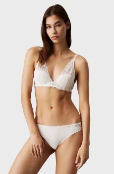 Женские белые трусики Белый S Calvin Klein 000QF6398E