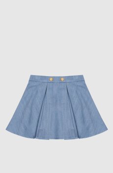 Детская голубая юбка