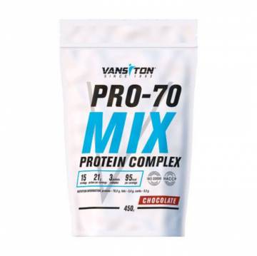 Протеин Vansiton Pro-70 Mix Protein Complex Шоколад, 450 г Протеин Vansiton Pro-70 Mix Protein Complex Шоколад, 450 г