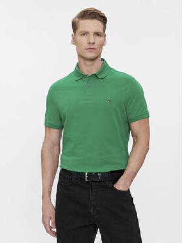 Tommy Hilfiger Поло 1985 Regular Polo MW0MW17770 Зелений Regular Fit Tommy Hilfiger Поло 1985 Regular Polo MW0MW17770 Зелений Regular Fit