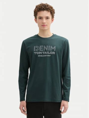 Tom Tailor Denim Longsleeve 1043484 Зелений Regular Fit Tom Tailor Denim Longsleeve 1043484 Зелений Regular Fit