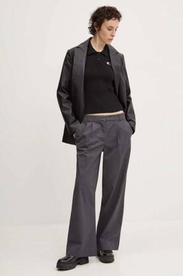 Свитер Tommy Jeans женский цвет чёрный лёгкий DW0DW19803 Свитер Tommy Jeans женский цвет чёрный лёгкий DW0DW19803