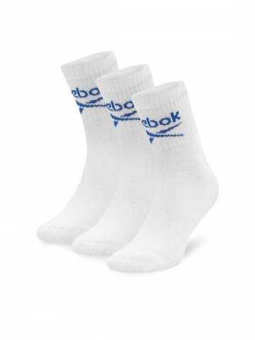 Reebok Набір з 3 пар низьких шкарпеток unisex R0255-SS24 (3-pack) Білий Reebok Набір з 3 пар низьких шкарпеток unisex R0255-SS24 (3-pack) Білий