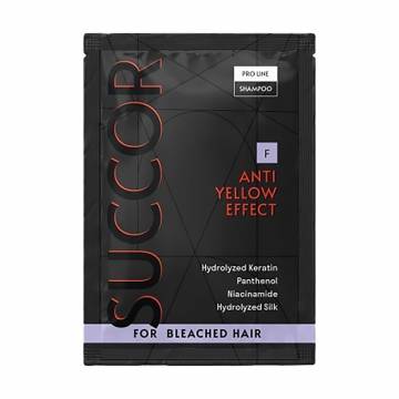 Шампунь Succor Anti Yellow Effect Shampoo от желтизны, для осветленных волос, 10 мл Шампунь Succor Anti Yellow Effect Shampoo от желтизны, для осветленных волос, 10 мл