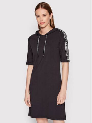 DKNY Повсякденна сукня DD2AN706 Чорний Regular Fit DKNY Повсякденна сукня DD2AN706 Чорний Regular Fit